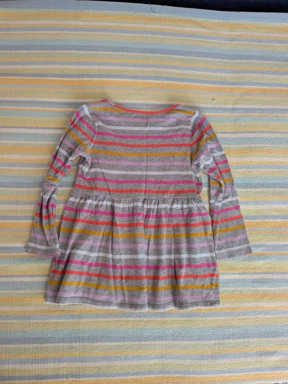 🛍️ BUNDLE ONLY • Baby Gap Striped Peplum Long Sleeve Top 5T